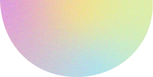 Dreamy Gradient Colorful Shapes Abstract Elements Semi Circle