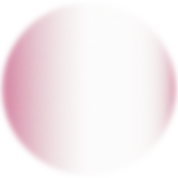 Dreamy Gradient Circle in Faded Magenta